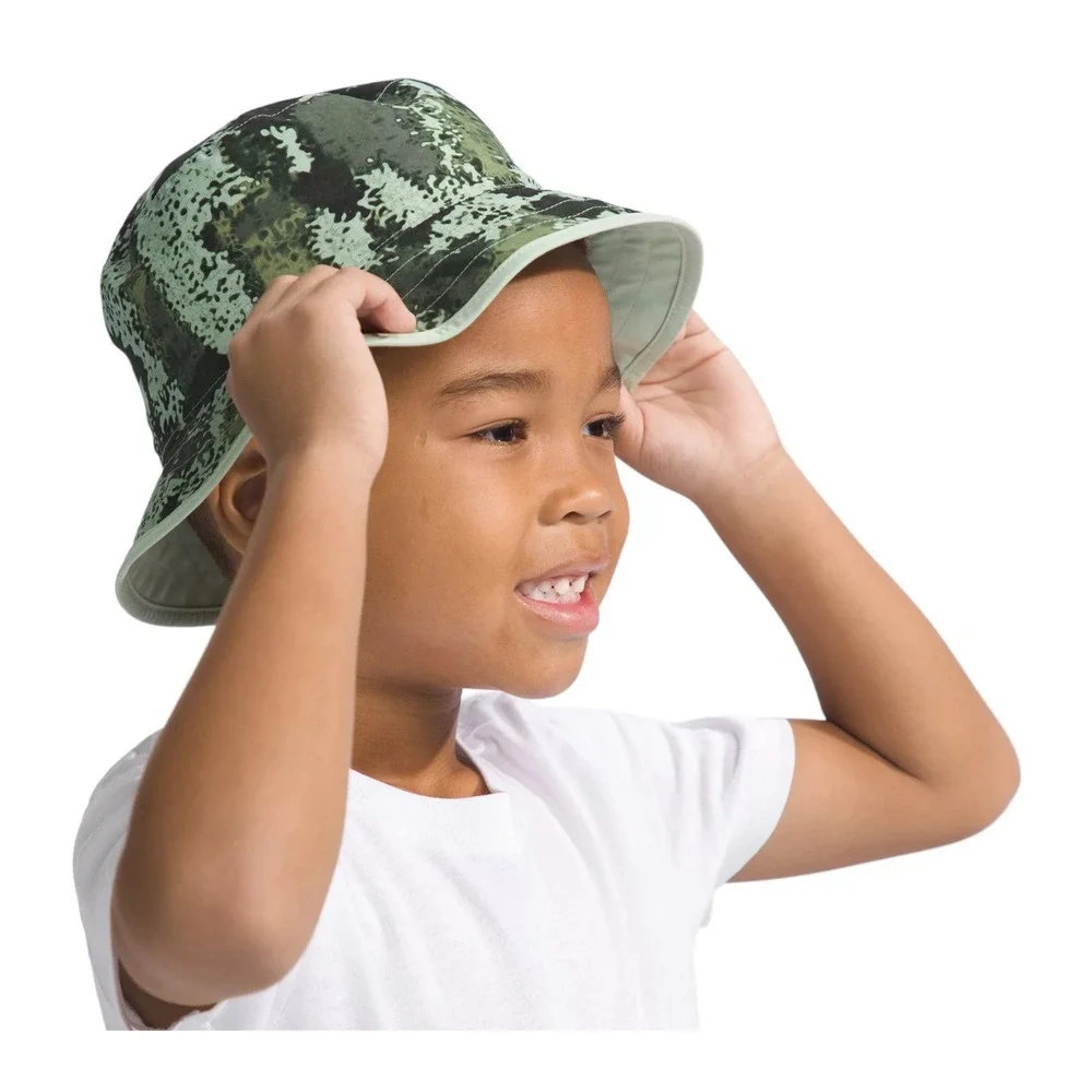 The North Face  Class V Reversible Bucket Hat‎ Kids Size Small Camo